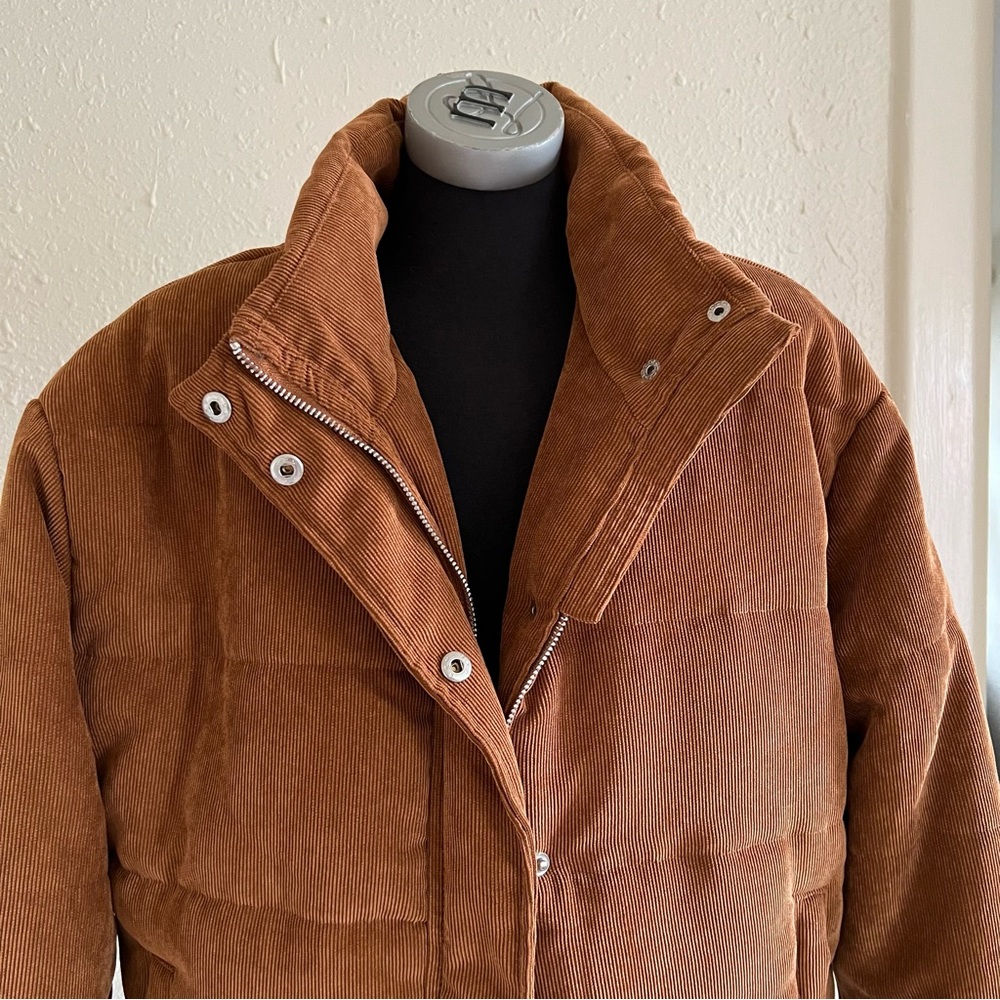 Ashley by 26 International Outerwear Corduroy Bomber Jacket Large - Picture 3 of 12